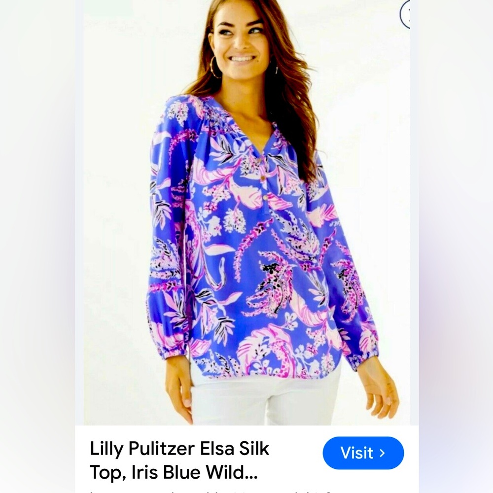 Long sleeved Women's *Elsa* Silk Top